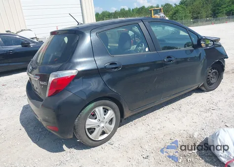 2012 Toyota Yaris Le из США, поврежденный, VIN JTDKTUD37CD526960